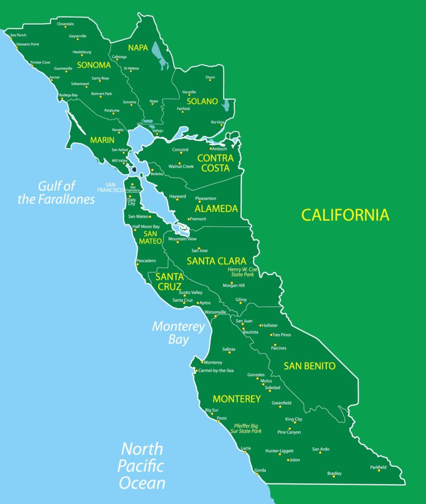 bay area map